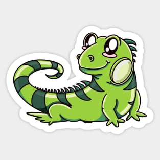 Kawaii Iguanito Sticker